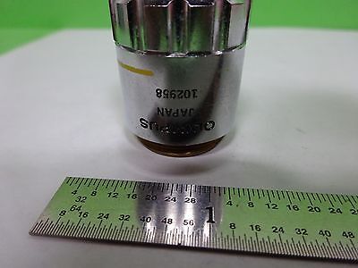 MICROSCOPE PART OBJECTIVE OLYMPUS MSPLAN 10X OPTICS AS IS BIN#72-M-19i