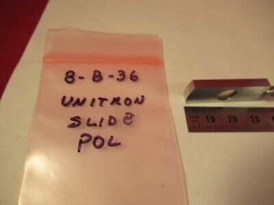 UNITRON POL SLIDE 1st ORDER RED POL OPTICS MICROSCOPE PART AS PICTURED &8-B-36