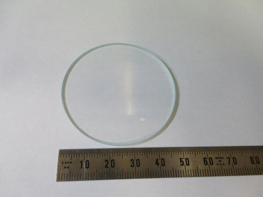 OPTICAL HEAT ABSORBING GLASS ROUND PLATE LENS OPTICS AS PICTURED #22-A-53