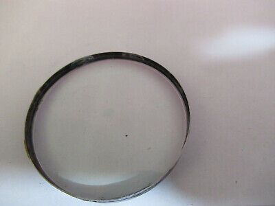 OPTICAL MIL SPEC COATED LENS hole in middle uncoated OPTICS AS PICTURED &B6-A-15