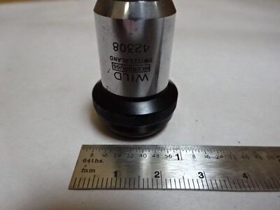 OBJECTIVE 40X M11 WILD HEERBRUGG SWISS OPTICS MICROSCOPE PART AS IS &Z7-D-18