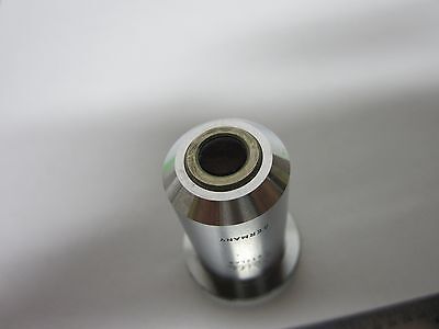 MICROSCOPE OBJECTIVE LEITZ WETZLAR 10X OPTICS BIN#5K-L-11