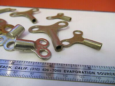 ANTIQUE LOT KEYS for  CLOCKS & MICROSCOPE CABINETS AS PICTURED #W8-FT-11