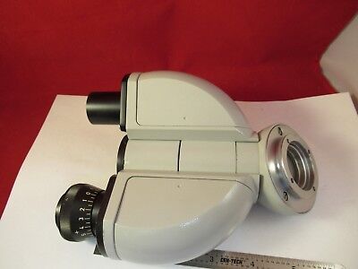 ZEISS GERMANY HEAD BINOCULAR MICROSCOPE PART OPTICS &100-32