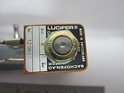 AIR SOLENOID VALVE LUCIFER SWITZERLAND ASSEMBLY PNEUMATICS #K6-32