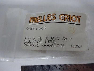 OPTICAL MELLES GRIOT 14.5 FL 8.0 CA OPTICS BIN#G8