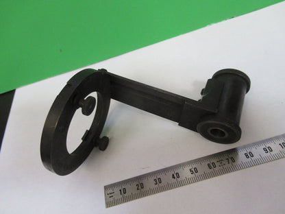 ANTIQUE FIXTURE WITH EYEPIECE for ENGLAND MICROSCOPE PART AS PICTURED R6-A-45