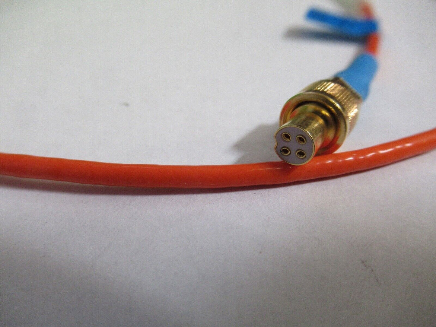 2ft CABLE for ACCELEROMETER SENSOR triaxial 1/4-28 to pigtail AS PICTURED S8-A21