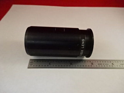 MICROSCOPE PART OBJECTIVE 0.62X LENS OPTICS AS IS #F2-A-03