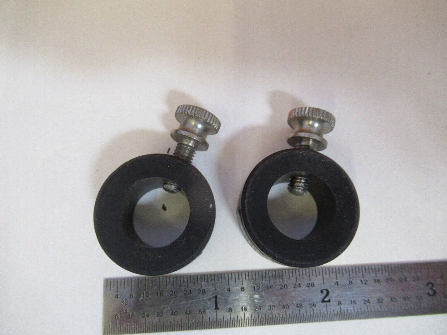 OPTICAL ORIEL PAIR CLAMPS FIXTURE OPTICS AS PICTURED &A7-A-68