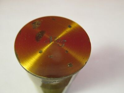 ANTIQUE BRASS EMPTY OBJECTIVE CAN LEMADERLEY FRANCE MICROSCOPE PART #66-A-46