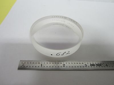 OPTICAL LARGE CONVEX CONCAVE LENS BK7 AS IS LASER OPTICS BIN#H2-25