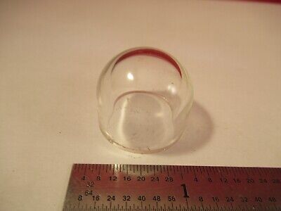 OPTICAL GLASS DOME CUVETTE RLG LITTON OPTICS AS PICTURED &FT-6-61