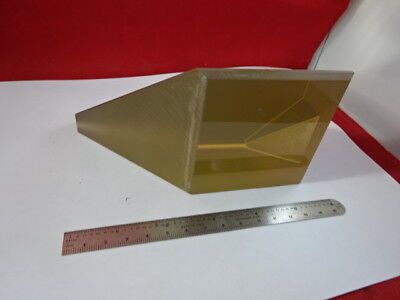 HUGE OPTICAL ZERODUR PIECE SILVER MIRROR TRUNCATED OPTICS AS PICTURED &92-75