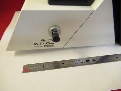 LEICA DMR GERMANY HEAD 551011 BINOCULAR MICROSCOPE PART OPTICS &100-30