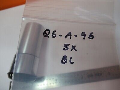 BAUSCH LOMB OCULAR 5X EYEPIECE OPTICS MICROSCOPE PART AS PICTURED &Q6-A-96