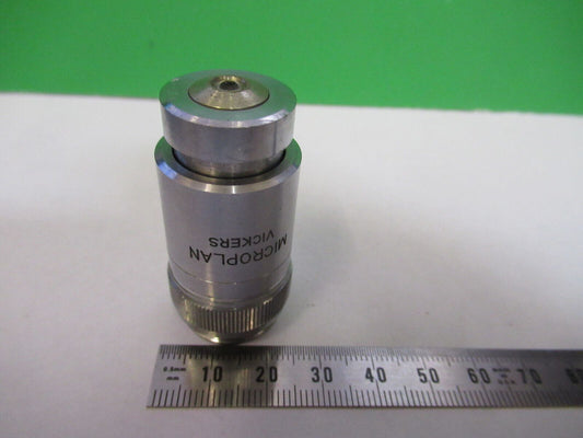 MICROSCOPE VICKERS OBJECTIVE 100X METALLOGRAPH UK OPTICS AS PICTURED #S2-C-92