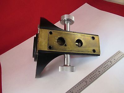 WILD HEERBRUGG M20 SWISS BRASS CONDENSER HOLDER MICROSCOPE PART IS &A7-E-12