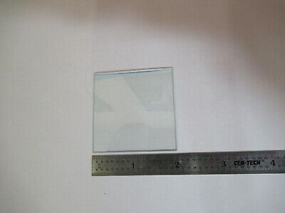 OPTICAL COATED HEAT ABSORBING GLASS PLATE  OPTICS AS PICTURED &B6-A-18