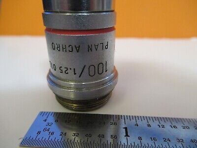 AMERICAN OPTICS AO 1024 ACHRO 100X OBJECTIVE MICROSCOPE PART AS PICTURED 1E-C-21