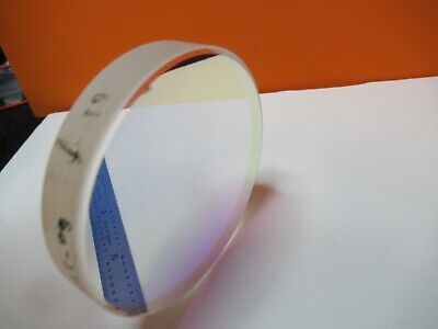 OPTICAL FLAT COATED 3" DIAMETER FUSED SILICA LASER OPTICS AS PICTURED &16-A-03