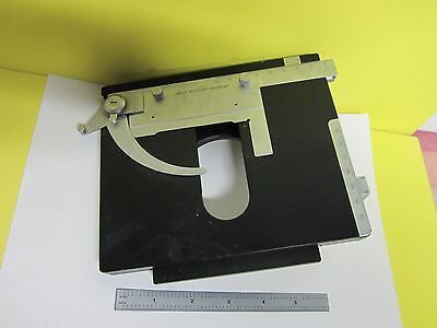 FOR PARTS MICROSCOPE LEITZ GERMANY STAGE MICROMETER [one axis loose] BIN#T8-01