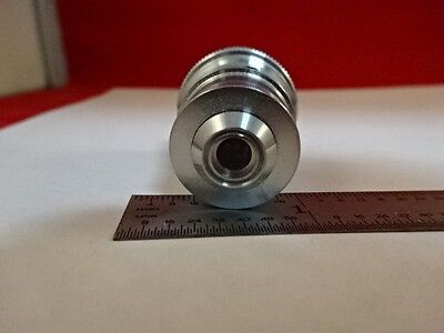 MICROSCOPE PART OBJECTIVE UNKNOWN MAKER OPTICS AS IS #P6-C-12