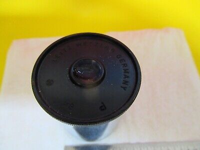 LEITZ WETZLAR GERMANY POL EYEPIECE 8X MICROSCOPE PART AS PICTURED &FT-6-101