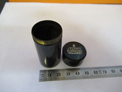 EMPTY BRASS CAN OBJECTIVE ERNST LEITZ MICROSCOPE PART AS PICTURED #F9-A-35