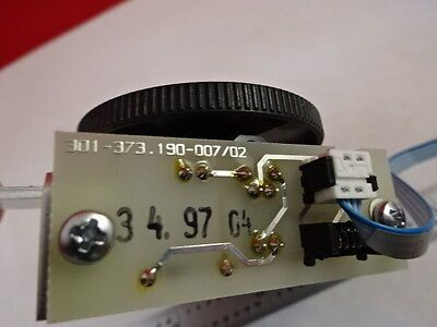 MICROSCOPE PART LEICA GERMANY DMRXA VARIABLE SWITCH AS IS B#G2-B-06