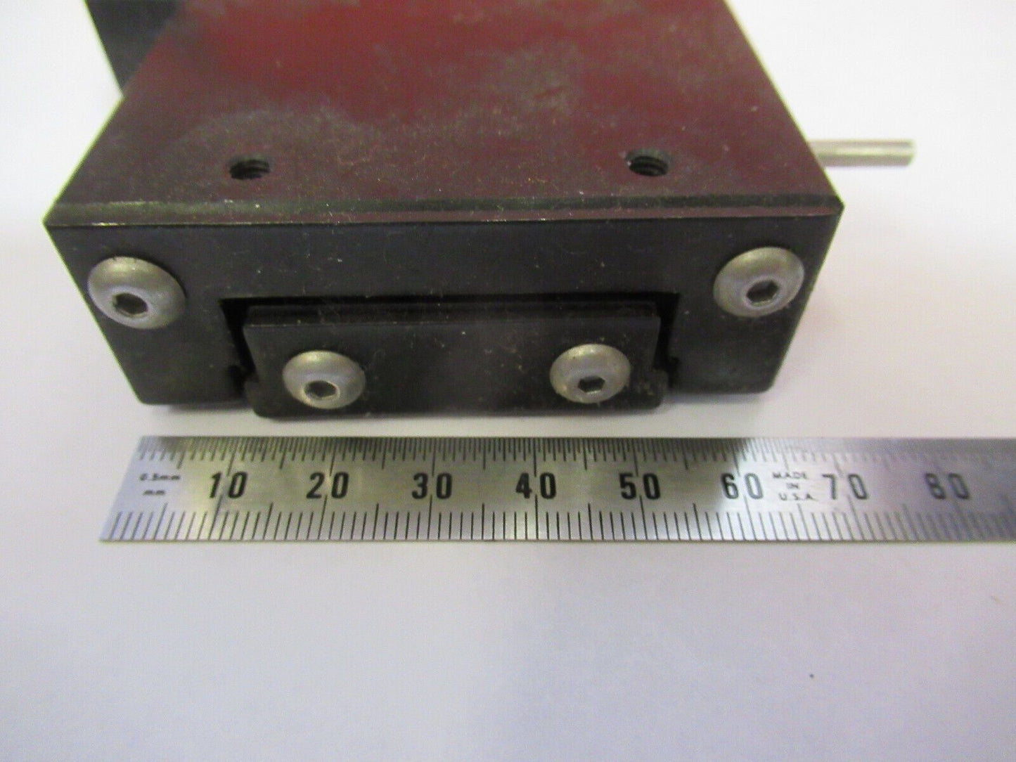 OPTICAL USED STAGE SLIDE POSITIONING DCI OPTICS AS IS PICTURED #R3-C-01