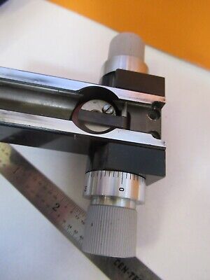 LEITZ GERMANY POL FINE ADJUST MICROSCOPE PART OPTICS AS PICTURED &85-B-29