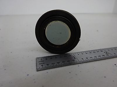 MICROSCOPE PART ZEISS BRASS MOUNTED POLARIZER POL FILTER OPTICS AS IS BIN#M4-93