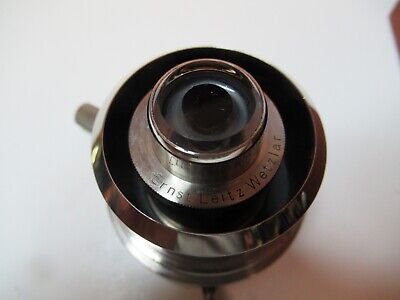 ANTIQUE LEITZ WETZLAR CONDENSER DUNKELFELD MICROSCOPE PART AS PICTURED &16-B-06