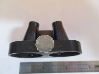 ANTIQUE BRASS STEREO OBJECTIVES OPTICS MICROSCOPE PART AS PICTURED &7B-B-83