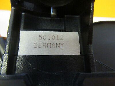 LEICA DMR GERMANY 501012 DARK FIELD CONDENSER MICROSCOPE PART AS PICTURED P6-A92