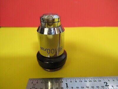 WILD HEERBRUGG SWISS OBJECTIVE 100X LENS OPTICS MICROSCOPE PART 506023 &FT-6-167