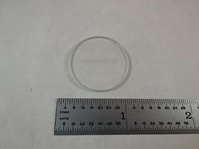 OPTICAL MICROSCOPE RETICLE 24 mm DAMETER OPTICS AS PICTURED &J8-B-05