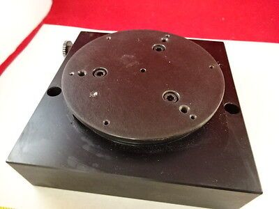 HUGE MICROSCOPE PART AEROTECH ROTATING STAGE TABLE for OPTICS AS IS BIN#74-01