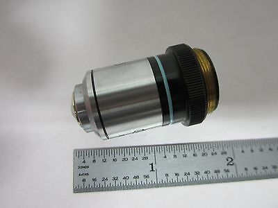 MICROSCOPE PART OBJECTIVE OLYMPUS JAPAN HI 100X OPTICS AS IS BIN#K9-46-C