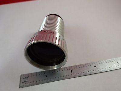 MICROSCOPE PART LENS I.E.C. PROJECTOR GERMANY 50mm F 1.6 OPTICS AS IS BN#K9-B-07