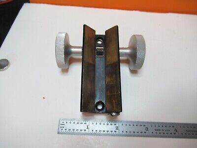 BAUSCH LOMB MICROMETER STAGE KNOBS POL MICROSCOPE PART AS PICTURED &17-B-13