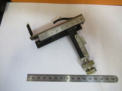 ANTIQUE RARE KREMP WETZLAR STAGE XY CLIPS MICROSCOPE PART AS PICTURED #P4-B-60