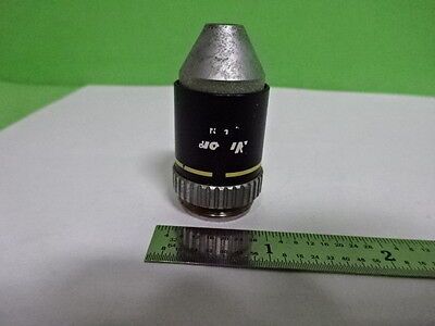 MICROSCOPE PART OBJECTIVE NIKON 10X OPTICS AS IS #4T-B-08