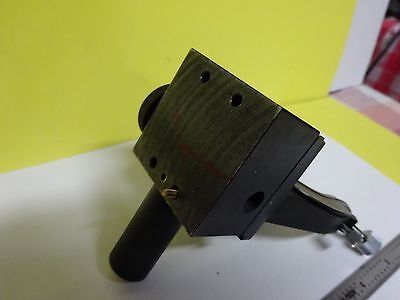 MICROSCOPE PART NIKON JAPAN CONDENSER HOLDER for OPTICS AS IS BIN#X1-16