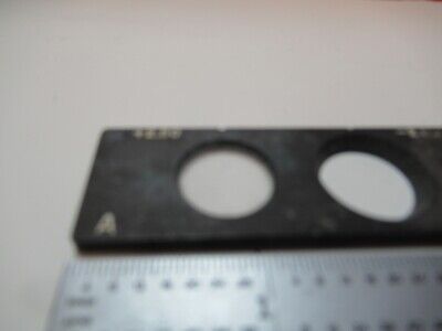 FOR PARTS ANTIQUE MICROSCOPE PART SLIDE "A" RARE UNKNOWN AS PICTURED &16-B-85