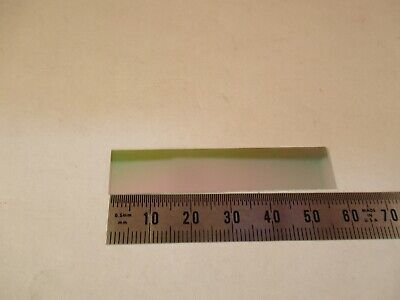 OPTICAL GLASS PLATE COATED DICHROIC MIRROR FILTER OPTICS AS PICTURED &8-A-95