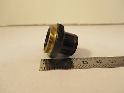 OLYMPUS JAPAN OBJECTIVE 4X OPTICS MICROSCOPE PART AS PICTURED &14-A-91