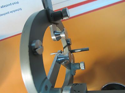 GONIOMETER-TEIL RÖNTGENBEFRUCHTUNG ODER OPTIK-PROBENHALTER MIT MIKROMETER BIN#16