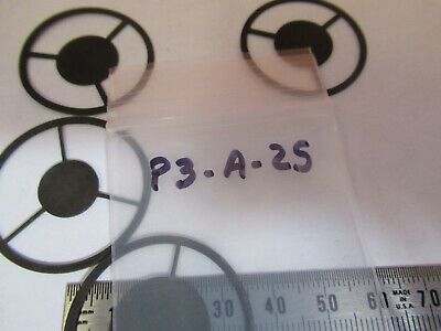 BAUSCH LOMB DARK FIELD INSERTS LOT MICROSCOPE PART AS PICTURED #P3-A-25